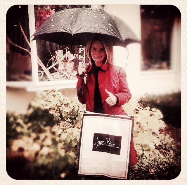 Shopping in the Rain - Sharon Gruber